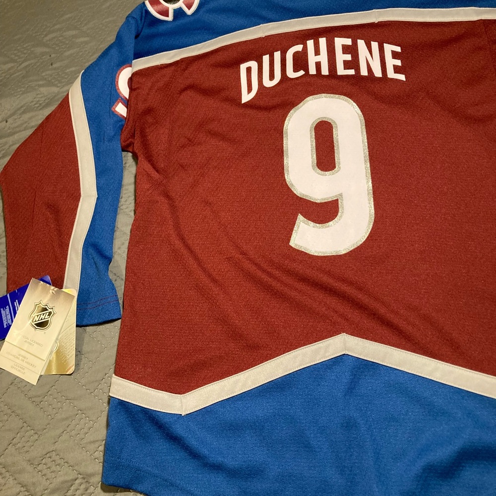 NHL Colorado avalanche youth jersey. #9 Matt Duchene. Size: L/XL. New,with tags.